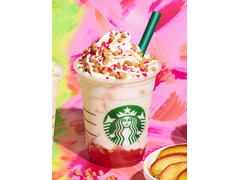 スターバックス ベイクド アップル ピンク フラペチーノ 商品写真