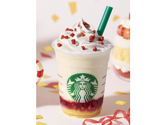 スターバックス メリーストロベリー ケーキ フラペチーノ 商品写真