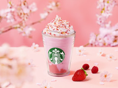 スターバックス さくら咲いた ベリー フラペチーノ 商品写真