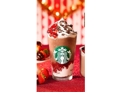 スターバックス チョコレート ストロベリー フェスティブ フラペチーノ 商品写真