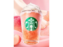 スターバックス ピーチ & ピーチミルク フラペチーノ