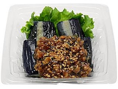 茄子の揚げ浸し 肉味噌がけ