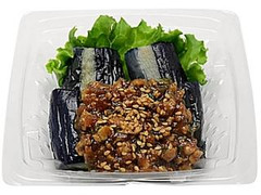 茄子の揚げ浸し 肉味噌がけ