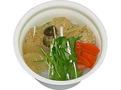 7種野菜と鶏つくねの生姜スープ