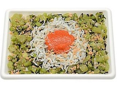 野沢菜と明太子の御飯