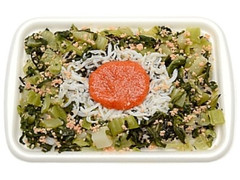 青高菜明太と茨城県水揚げしらすの御飯