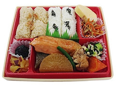 セブン-イレブン 鮭はらみと煮物の御膳 二色御飯 商品写真