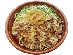 牛肉の和風パスタ甘辛醤油仕立て