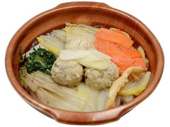 1日に必要とされる野菜1／2が摂れる鶏団子鍋