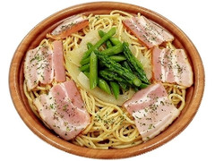 アスパラとベーコンの和風パスタ