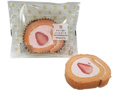 セブン-イレブン 紅ほっぺ苺のロールケーキ 商品写真