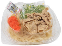 セブン-イレブン あごだしが決め手！冷し豚ねぎうどん 商品写真