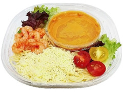 冷製海老トマトクリームパスタ