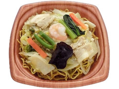 炒め麺が香ばしい！八宝菜焼そば