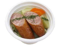 大きなソーセージと野菜のポトフ