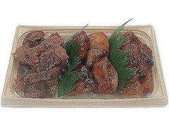 セブン-イレブン 焼物三種盛 砂肝＆炭火焼鳥＆豚モツ味噌焼 商品写真