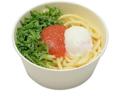 汁なしまぜ麺 明太子と大葉の温たまうどん