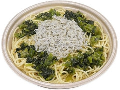 淡路島産ちりめんとピリ辛高菜のパスタ