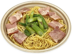 アスパラとベーコンの和風パスタ