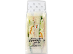 セブン-イレブン 野菜とハムのポテトサラダサンド 商品写真