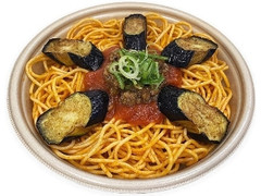 ナスと挽肉の辛味スパゲティ