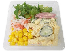 マカロニと香り箱の生野菜サラダ
