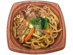 五目具材の焼うどん 醤油味