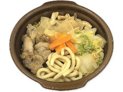 白菜と鶏肉の味噌鍋 うどん入り