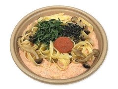 明太子ときのこのクリームパスタ