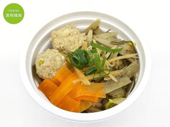 6種野菜と鶏団子の和風生姜スープ