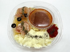 生ハムの冷製トマトソースパスタ