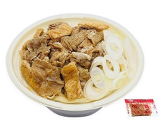 豚肉とお揚げの肉盛りうどん 上州麦豚使用