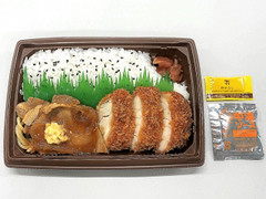 セブン-イレブン チキンカツ＆豚ロース生姜焼き弁当 商品写真