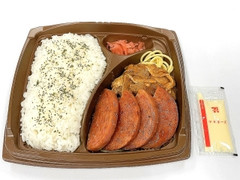 ソーセージステーキ＆豚焼肉弁当