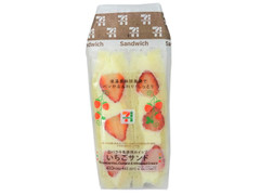 セブン-イレブン 白バラ牛乳使用ホイップいちごサンド 商品写真