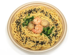 ホタテと海老のバター醤油パスタ