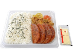 ソーセージステーキ＆豚焼肉弁当