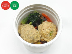 94kcal鶏団子の平春雨スープ