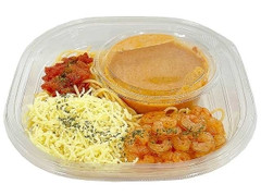 冷製パスタ海老のトマトクリーム