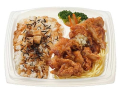 がっつり油淋鶏とチャーシュー御飯