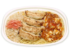 セブン-イレブン どか盛り 炒飯餃子＆中華風麻婆スパゲティ