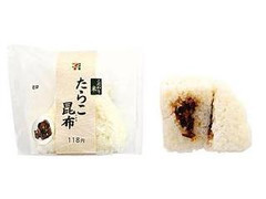 セブン-イレブン こだわり米の塩むすび たらこ昆布 商品写真