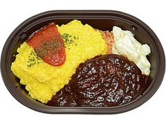 セブン-イレブン ふんわり玉子のオムライス＆ハンバーグ 商品写真