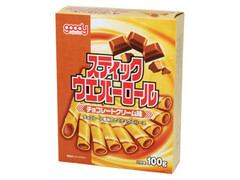 グッディ スティックウエハーロール チョコレートクリーム味 チョコレート風味のさくさくウエハース 商品写真