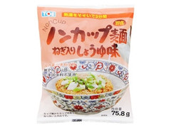 トーエー 即席 ノンカップ麺 ねぎ入りしょうゆ味 国内産小麦粉使用 袋75.8g