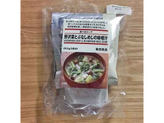 無印良品 食べるスープ 野沢菜とぶなしめじの味噌汁 商品写真