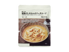 無印良品 麺にかける 和風だしのカルボナーラスープ