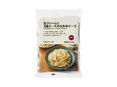 無印良品 生クリームと3種チーズのカルボナーラ