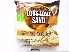 日糧 ラブラブサンド ビターキャラメル＆ホイップ 商品写真