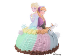 銀座コージーコーナー アナと雪の女王 デコレーション 商品写真
